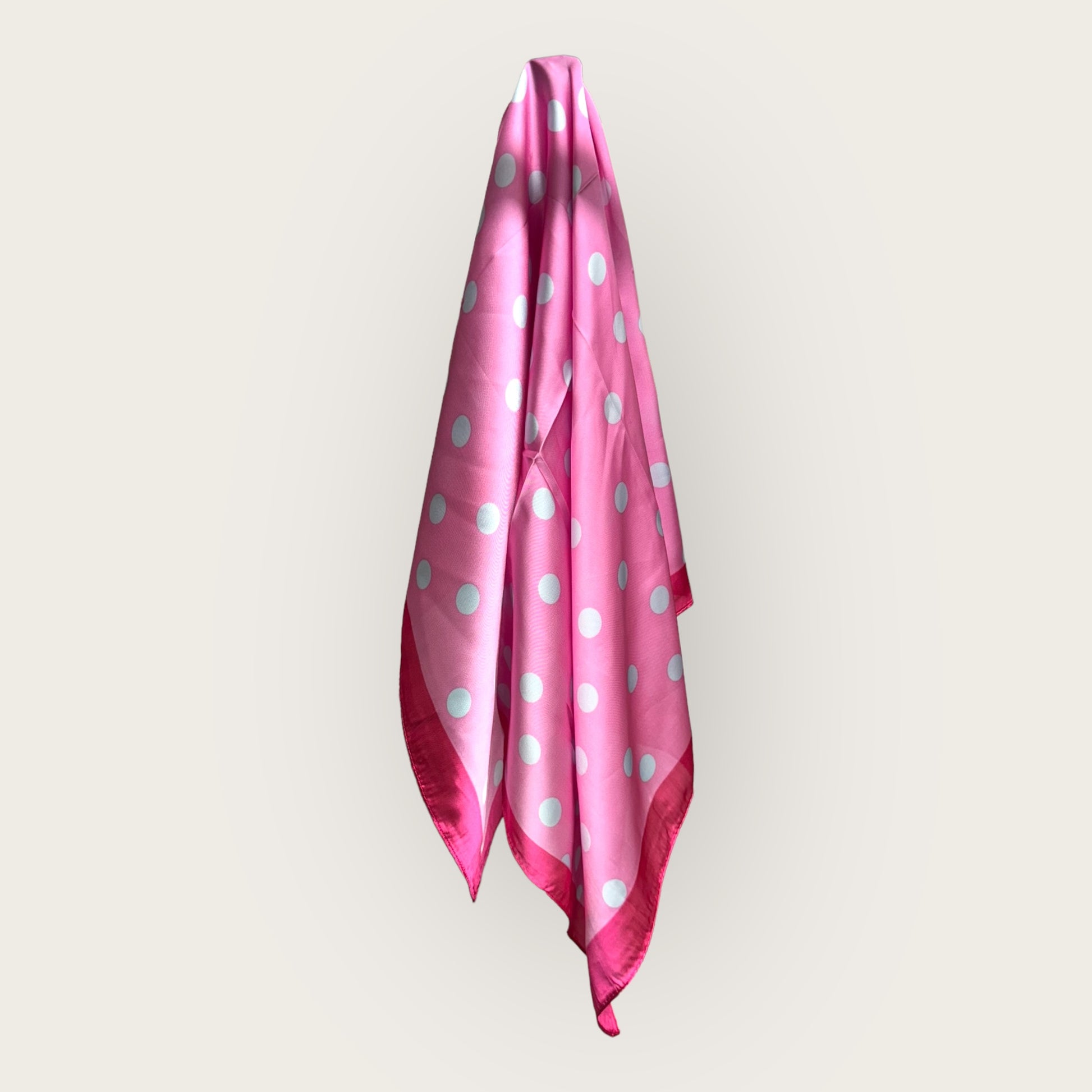 Foulard à pois rose - Sac Kado